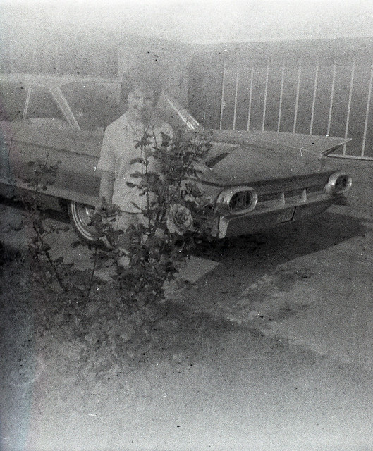 Posing with the Car