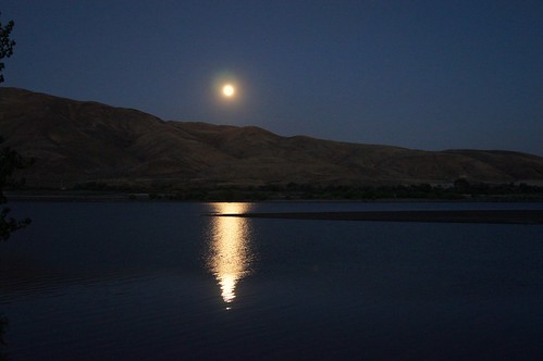 Moonrise over the Snake